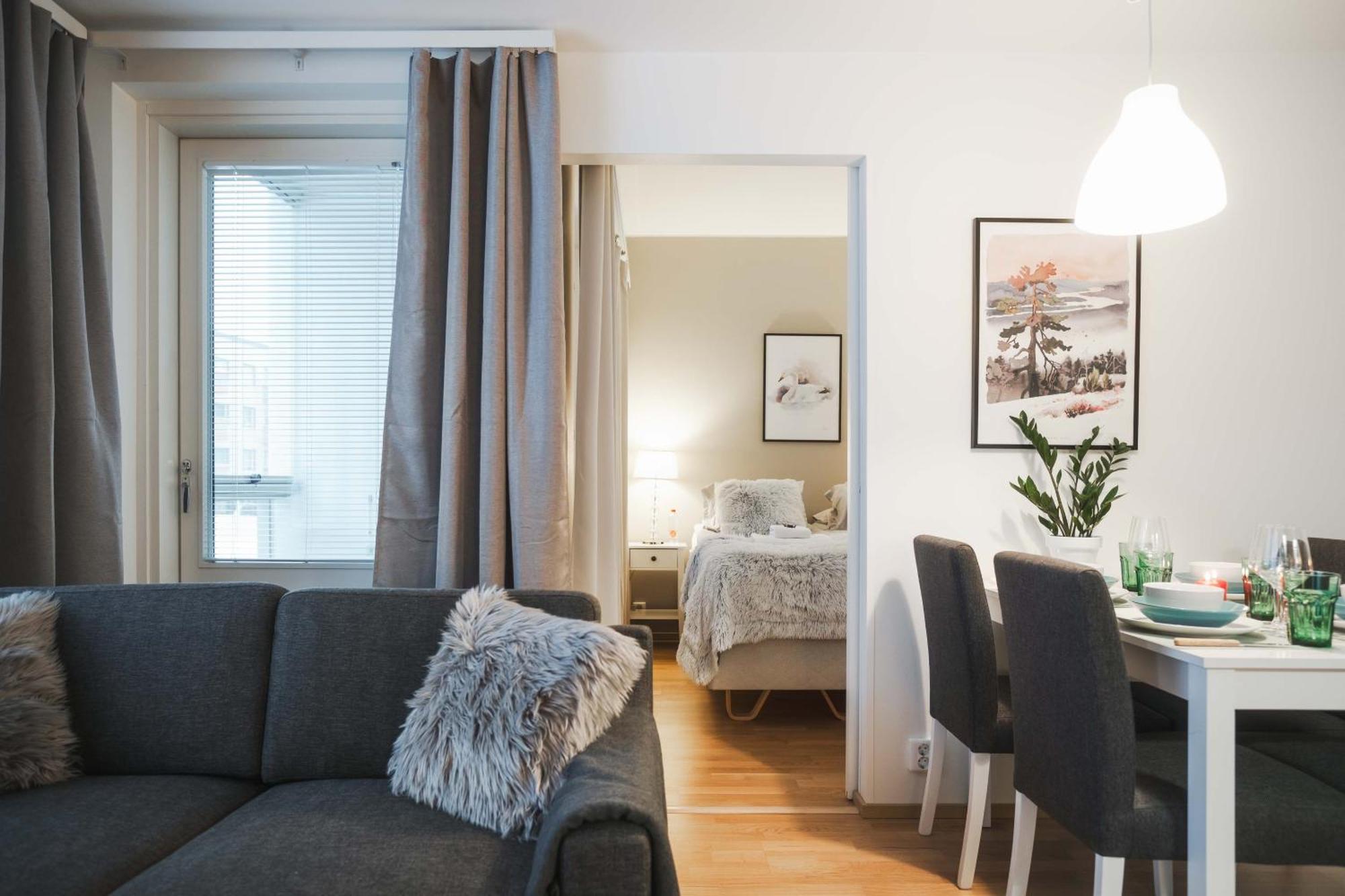 Cozy City Apartment With Sauna โรวานิเอมิ ภายนอก รูปภาพ