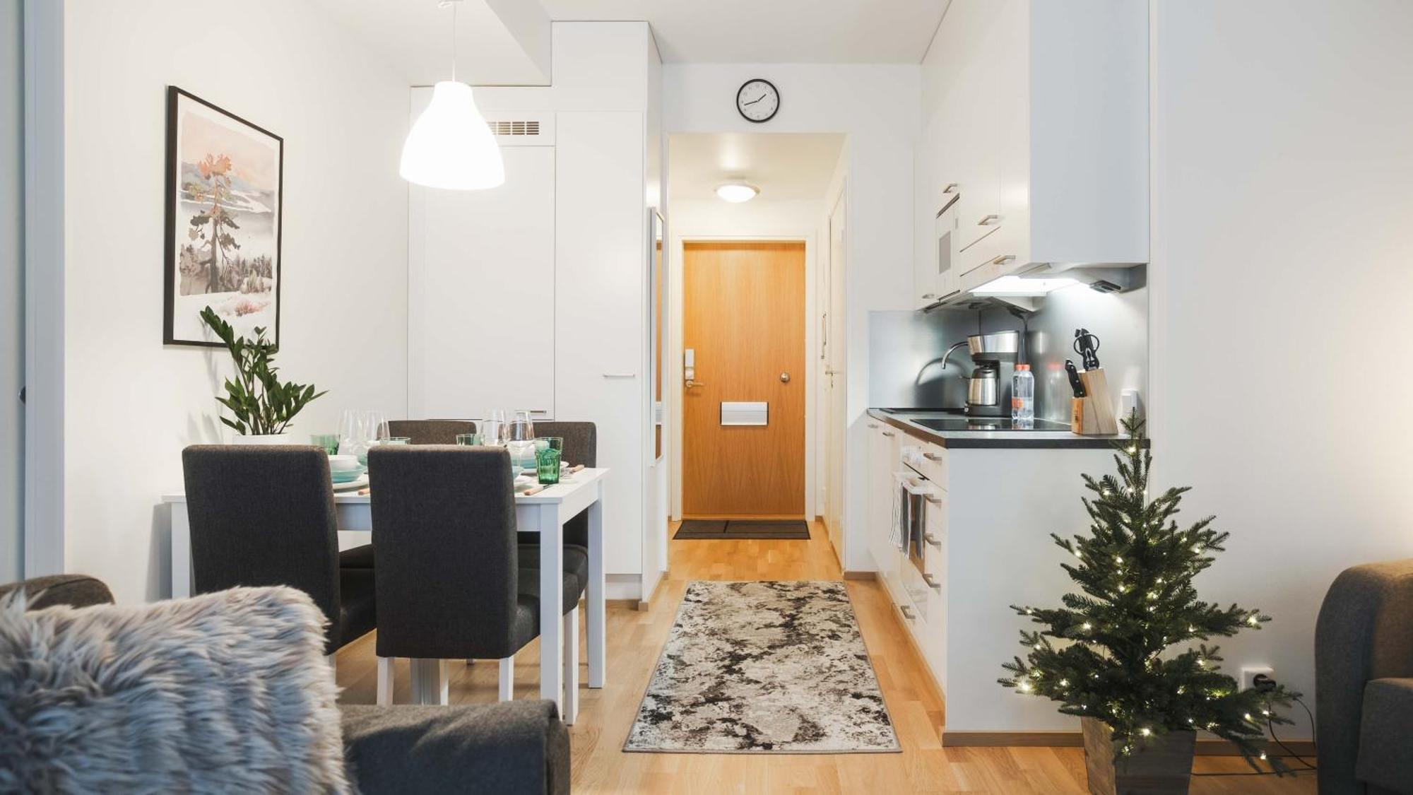 Cozy City Apartment With Sauna โรวานิเอมิ ภายนอก รูปภาพ