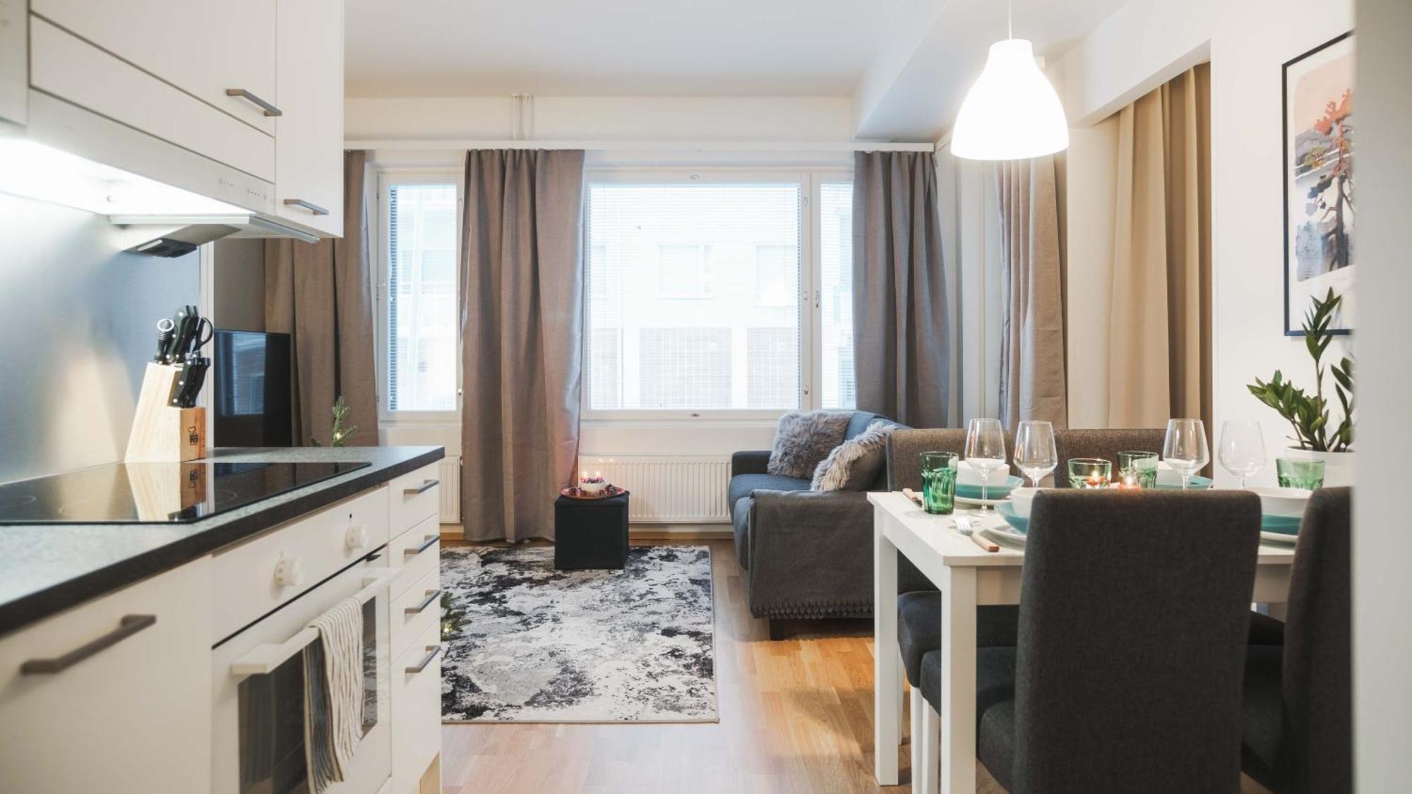 Cozy City Apartment With Sauna โรวานิเอมิ ภายนอก รูปภาพ