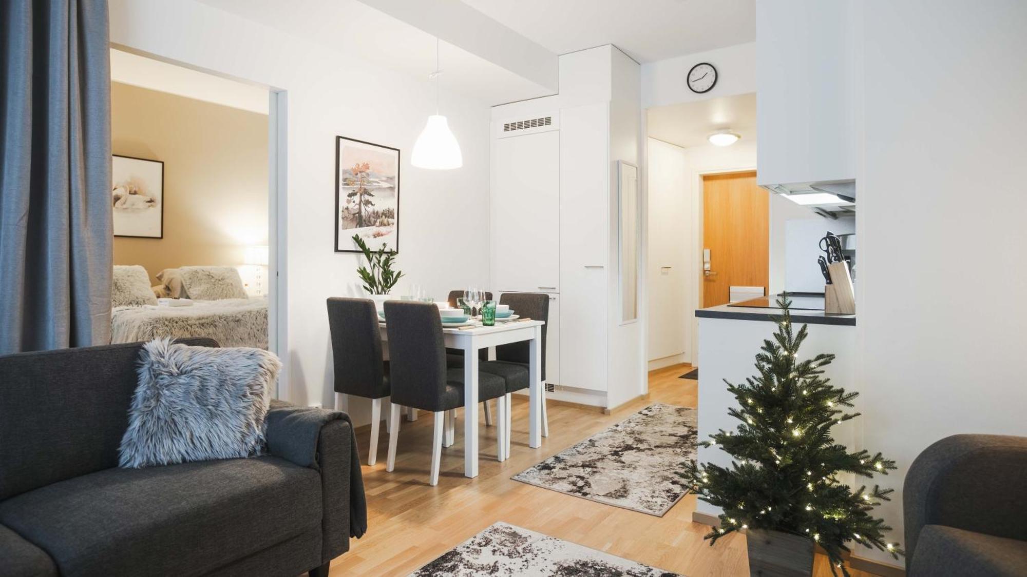 Cozy City Apartment With Sauna โรวานิเอมิ ภายนอก รูปภาพ