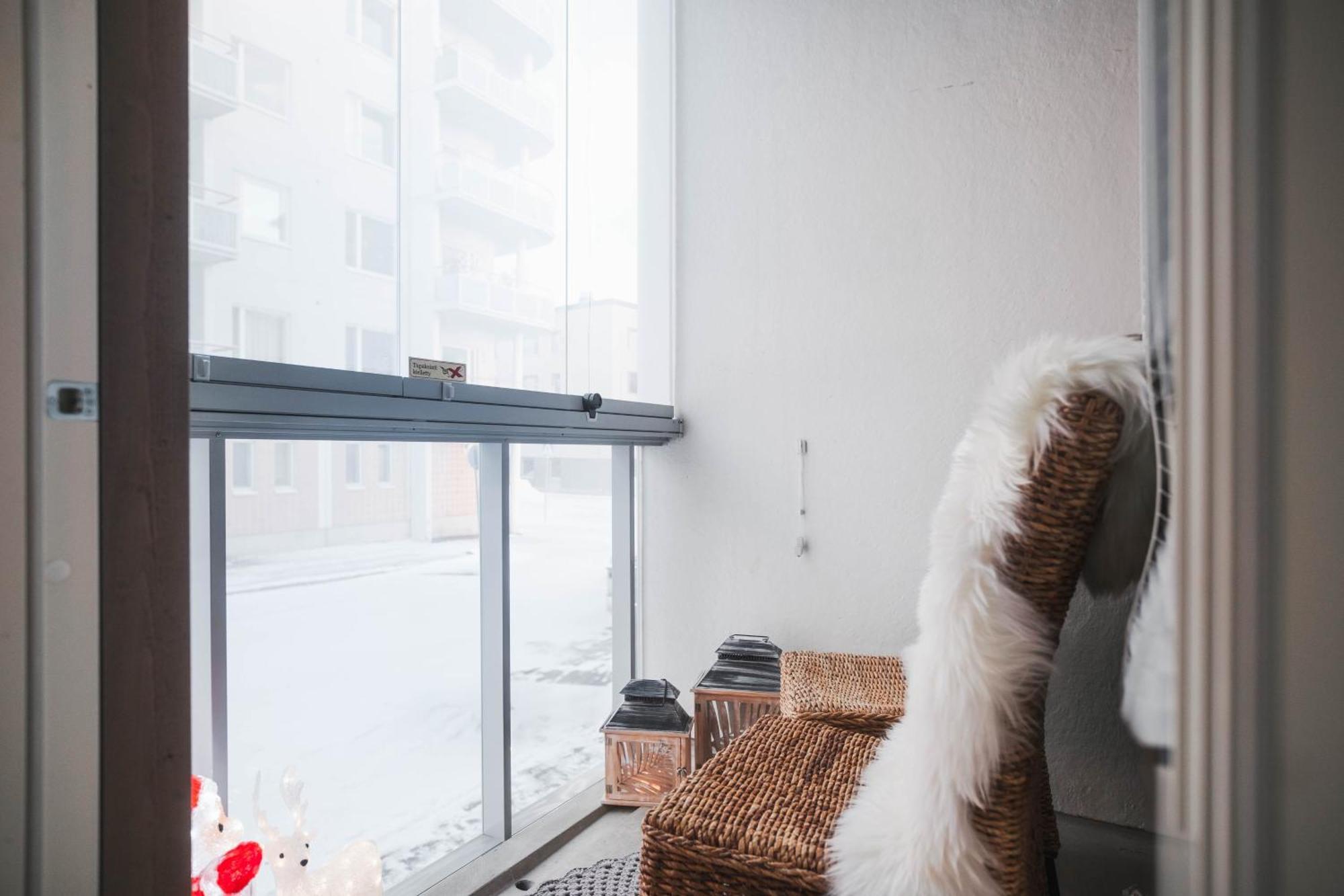 Cozy City Apartment With Sauna โรวานิเอมิ ภายนอก รูปภาพ